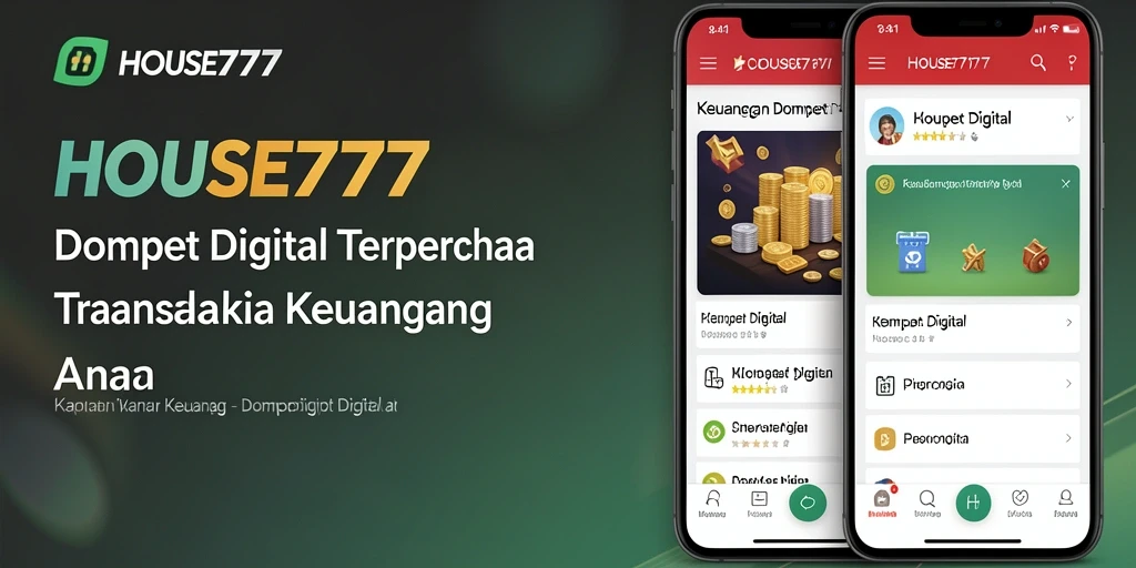 Antarmuka aplikasi HOUSE777 yang sederhana dan fungsional.